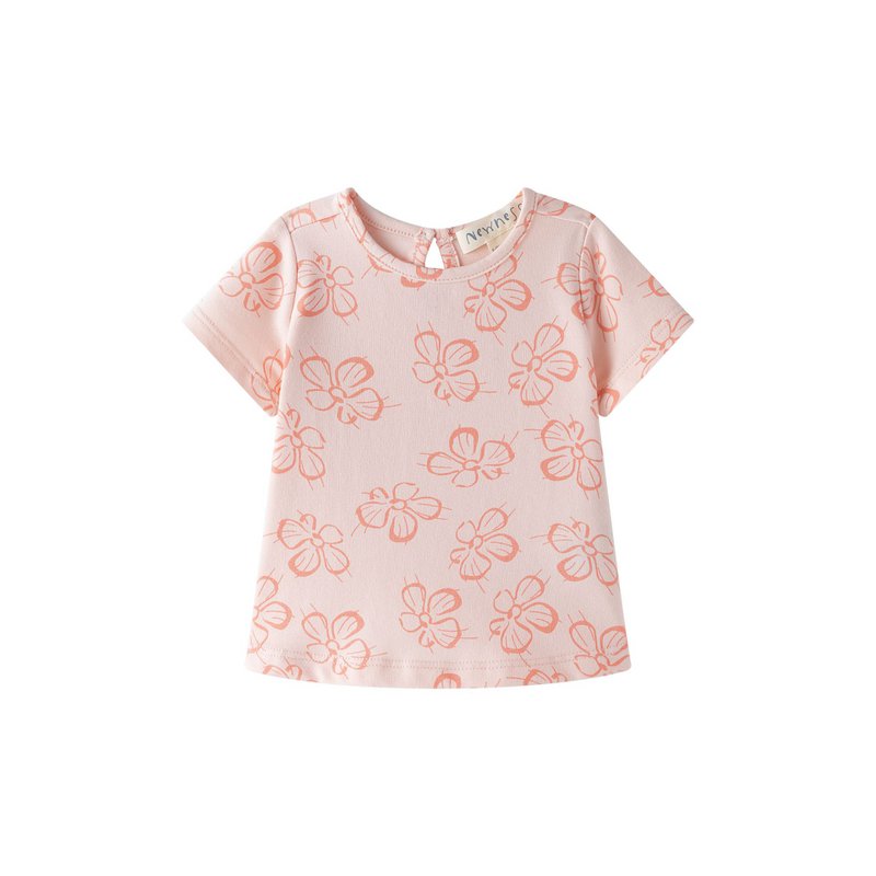 2-piece baby set with pink and coral print BGV66587