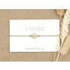 Armband love rozenkwarts goud,zilver RVS