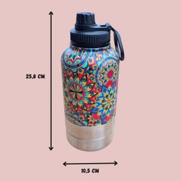 Bottiglia per cani Mandala da 1 litro