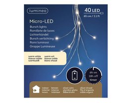 Cascadeverlichting 40LED varmvit