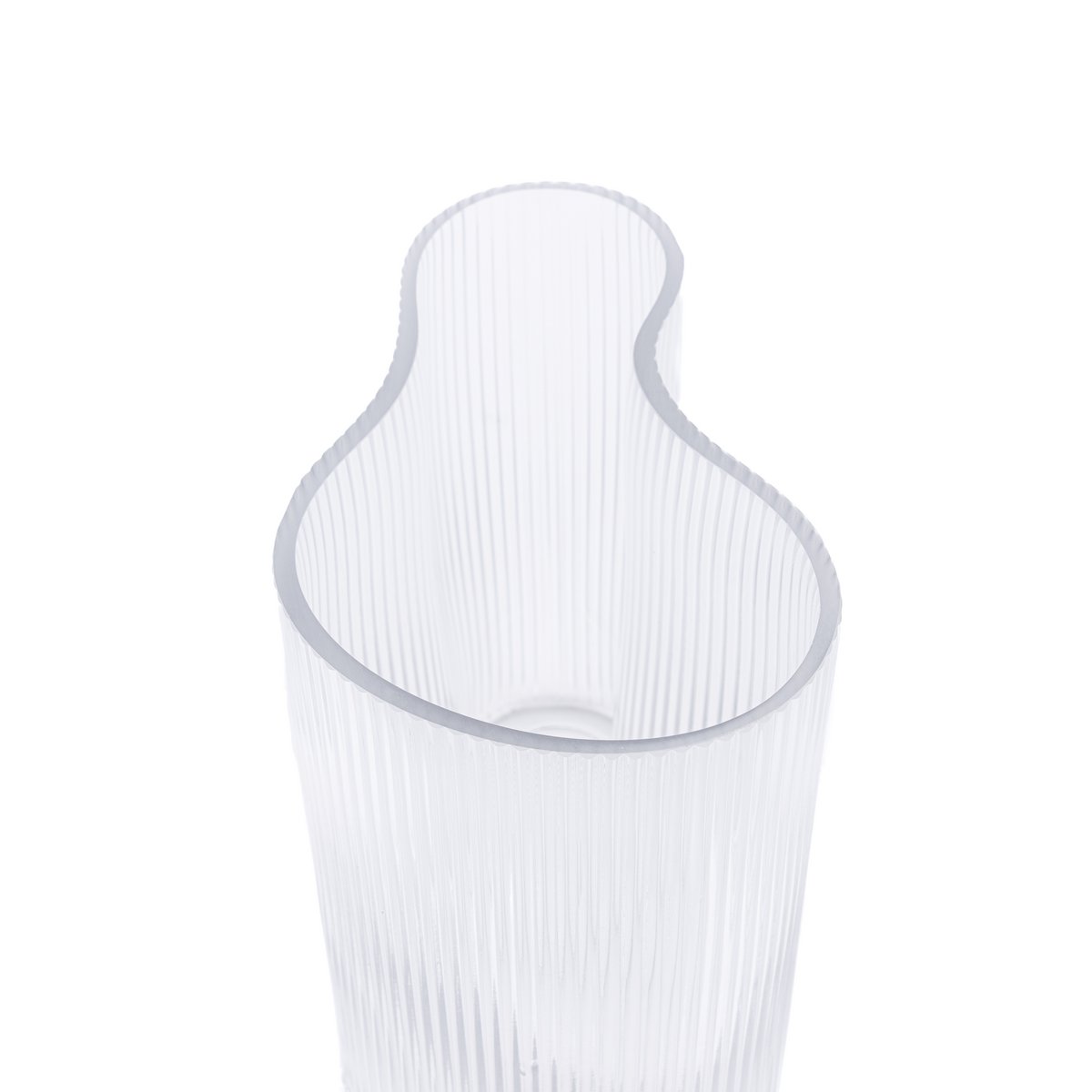 MIST SERIES SHORT CLEAR VASE