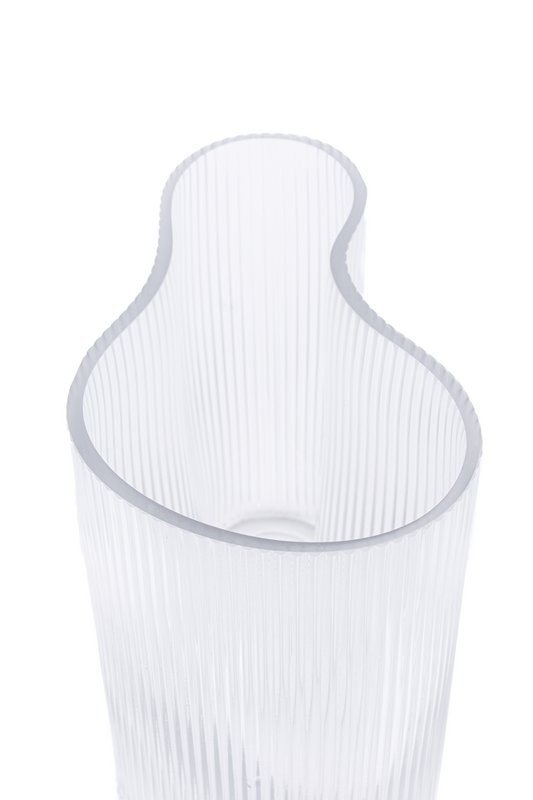 MIST SERIES SHORT CLEAR VASE