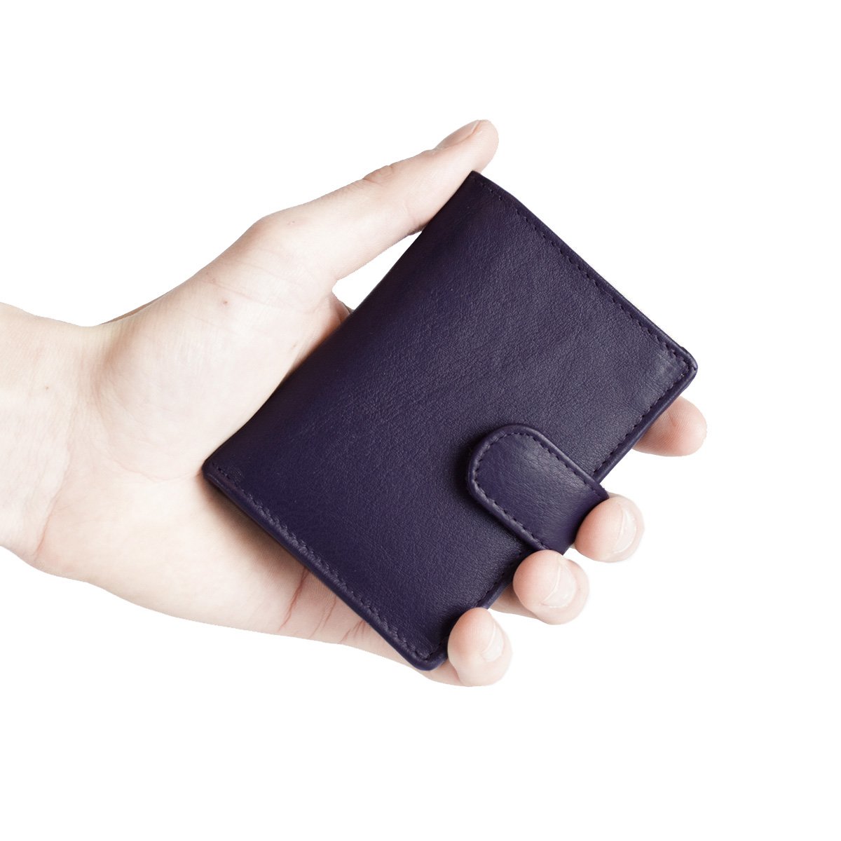 Cardprotector - Miniwallet - Mini wallet - Leather card holder leather - Credit card holder In 11 Colors