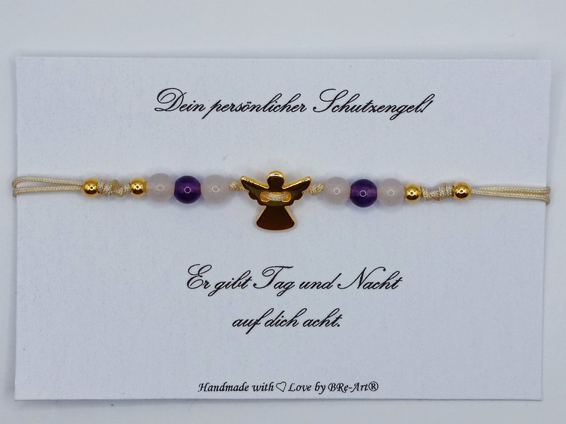 Bracciale Guardian Gemstone con Macramè
