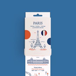 Guía de Regalos Turísticos - Scrollino PARIS Coloring