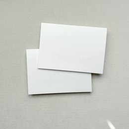 Tipografia "GRAZIE" - biglietto pieghevole, biglietto di ringraziamento, biglietto di ringraziamento (PU = 10 pezzi)