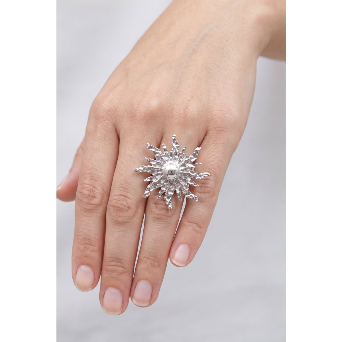 Adjustable stainless steel ring