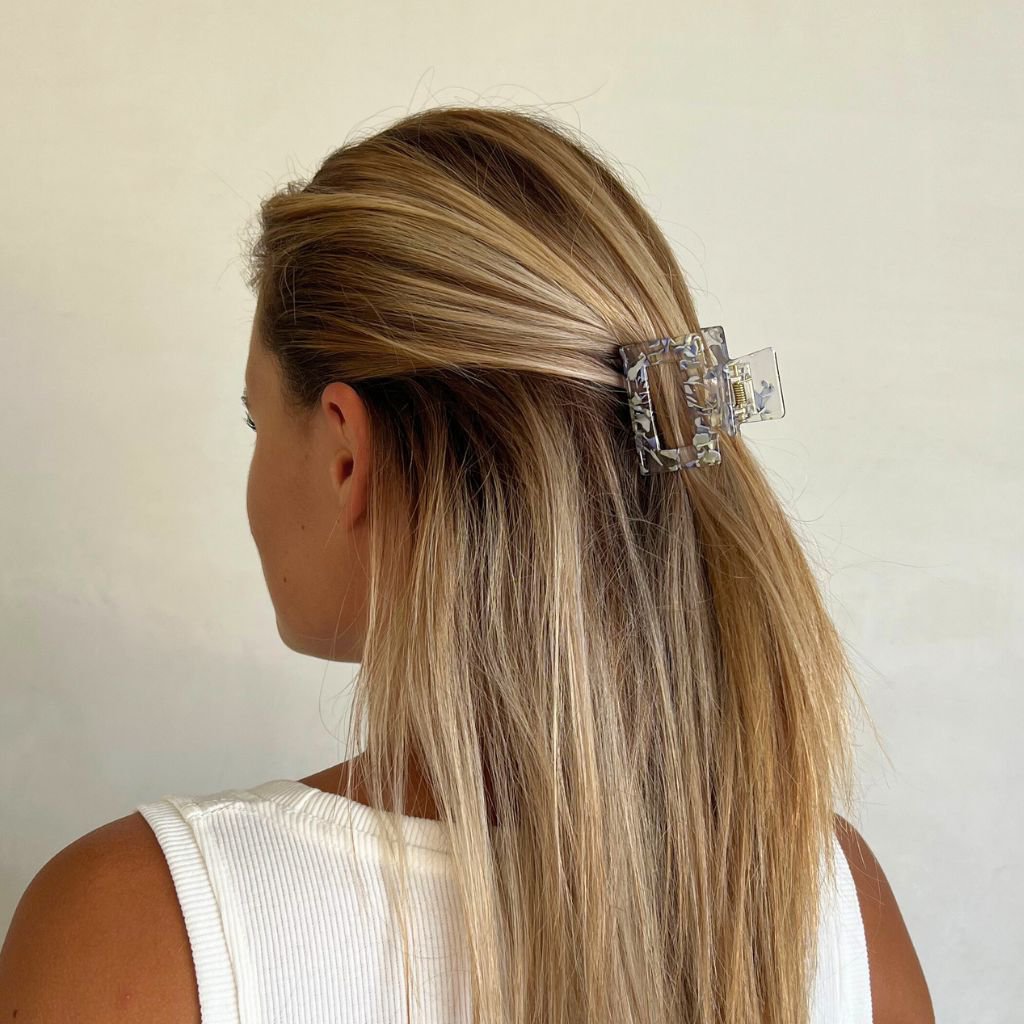 Sustainable hair clip made of cotton acetate | 5cm | Hair clip small | Anti-breakage guarantee