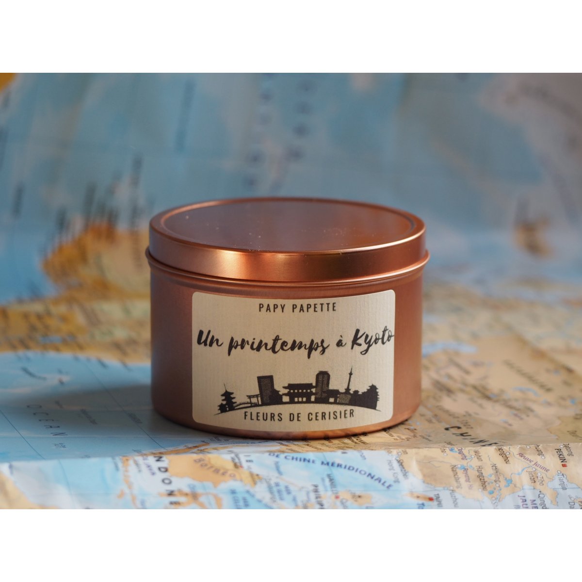 VEGETABLE CANDLE - A SPRING IN KYOTO "- CHERRY BLOSSOM PERFUME