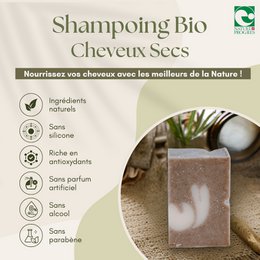 Organic Shampoo for Dry Hair Intensely Nourishes and Repairs Hydration and Softness for Damaged Hair