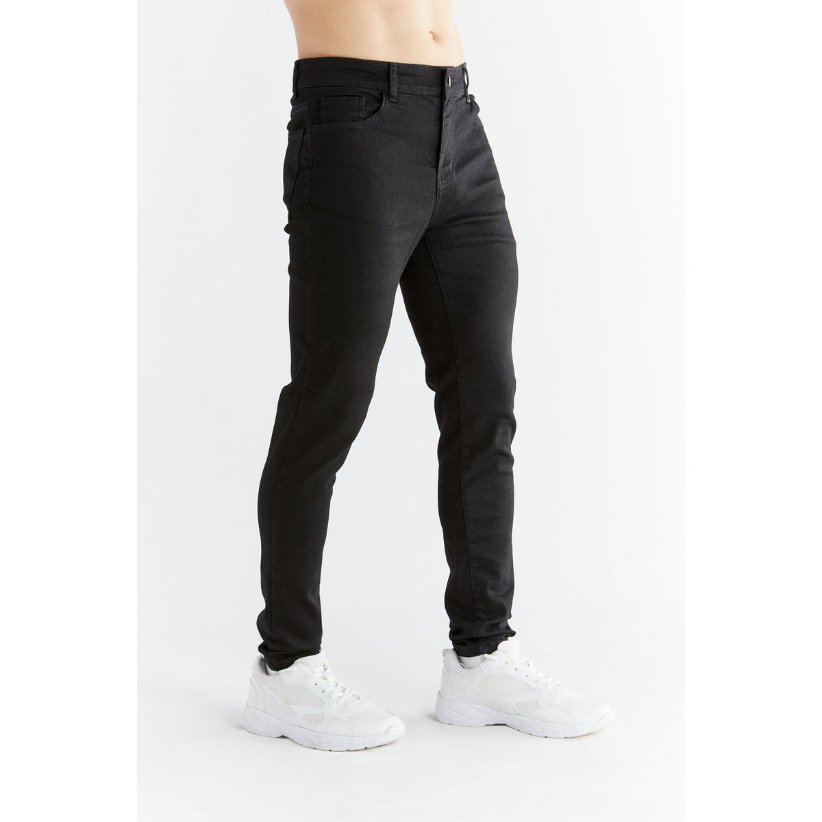 MD1015-104 | Herren Skinny Fit - Coal Black