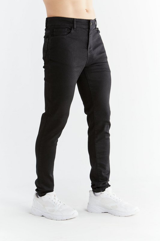 MD1015-104 | Coupe skinny pour hommes - Noir charbon