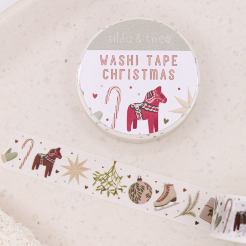 Washi Tape Christmas - Adhesive Tape Masking Tape Sweden God Jul