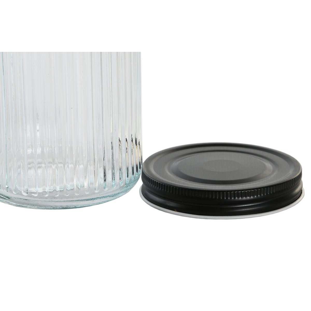 BOTE SET 4 CRISTAL METAL 9X9X20 1000ML PC205149