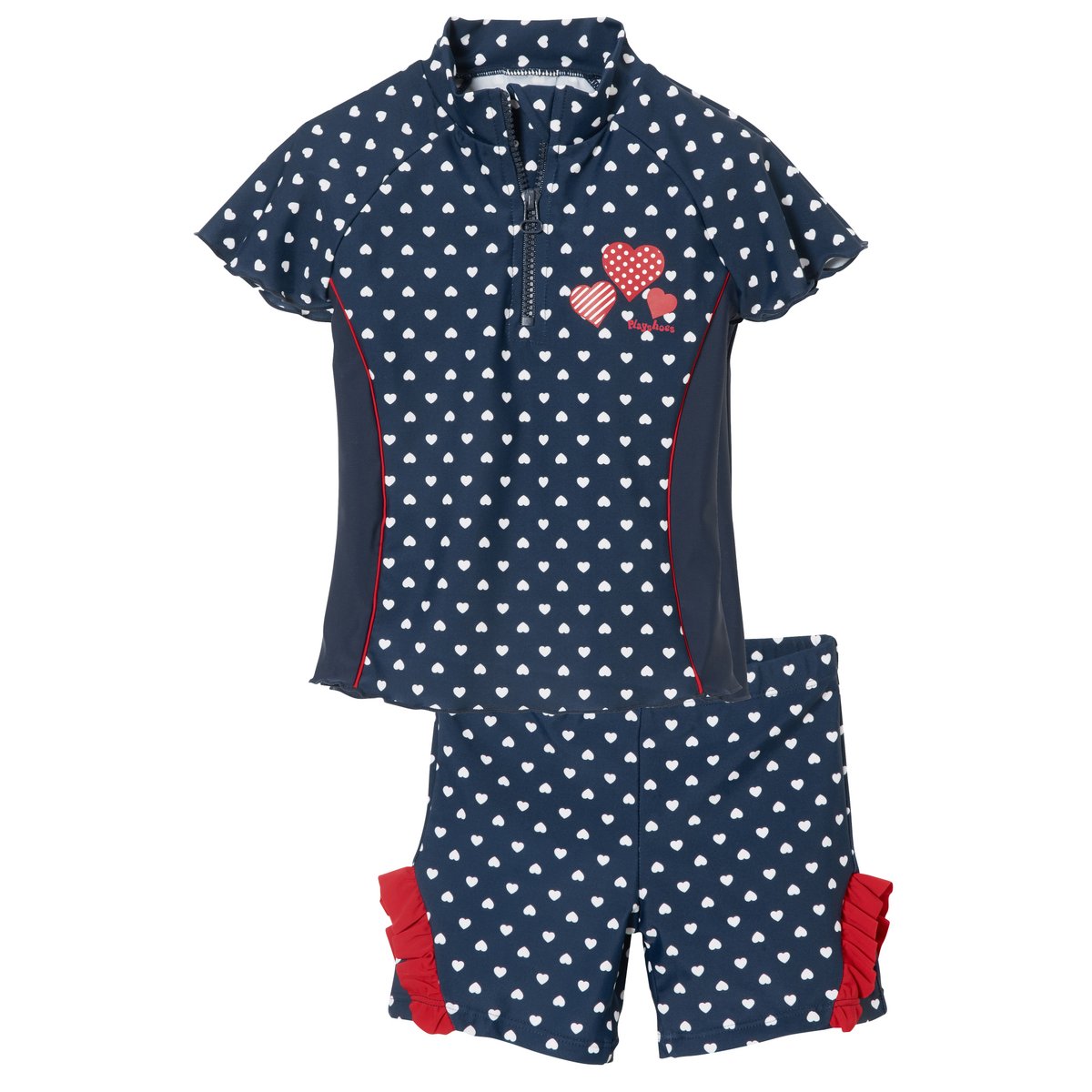 UV Protection Swim Set Hearts