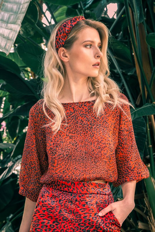 SILKE Leopard pandebånd