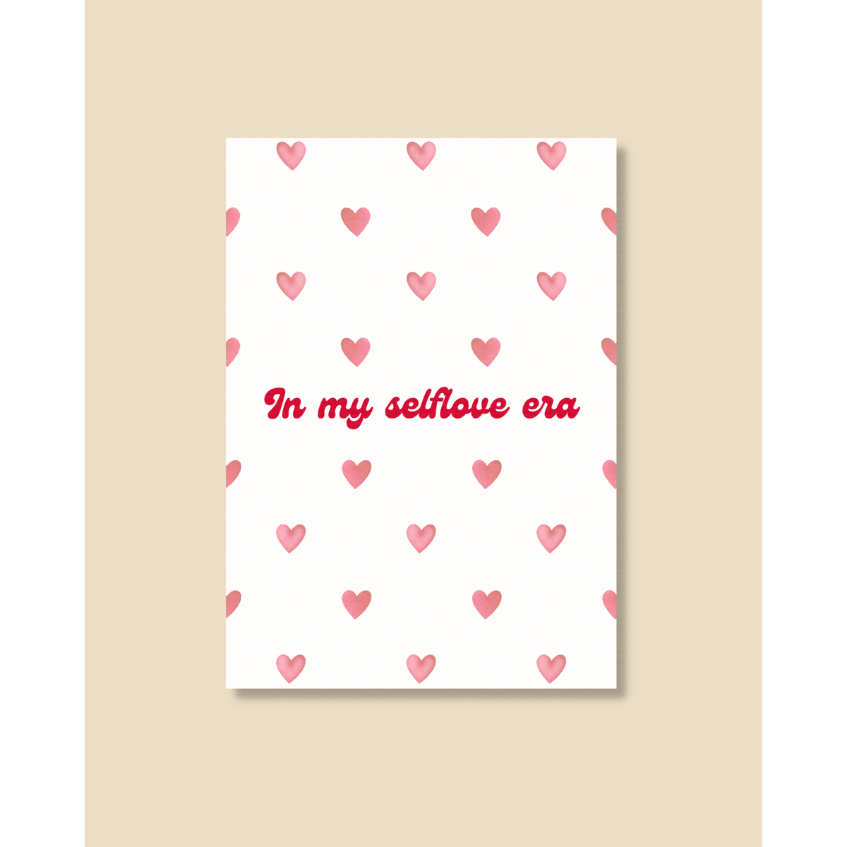 Postcard in my self love era