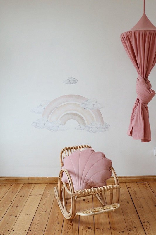 "Soft Pink" Velvet Shell Pude