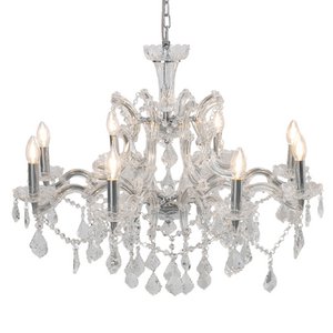 Kronleuchter Ø 80x60 cm silbergeschaltete Metallhanglampe