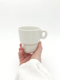 Coppa Crucis 180ml ø:7,5cm d:9,5cm h:8,5cm Porcellana fatta a mano