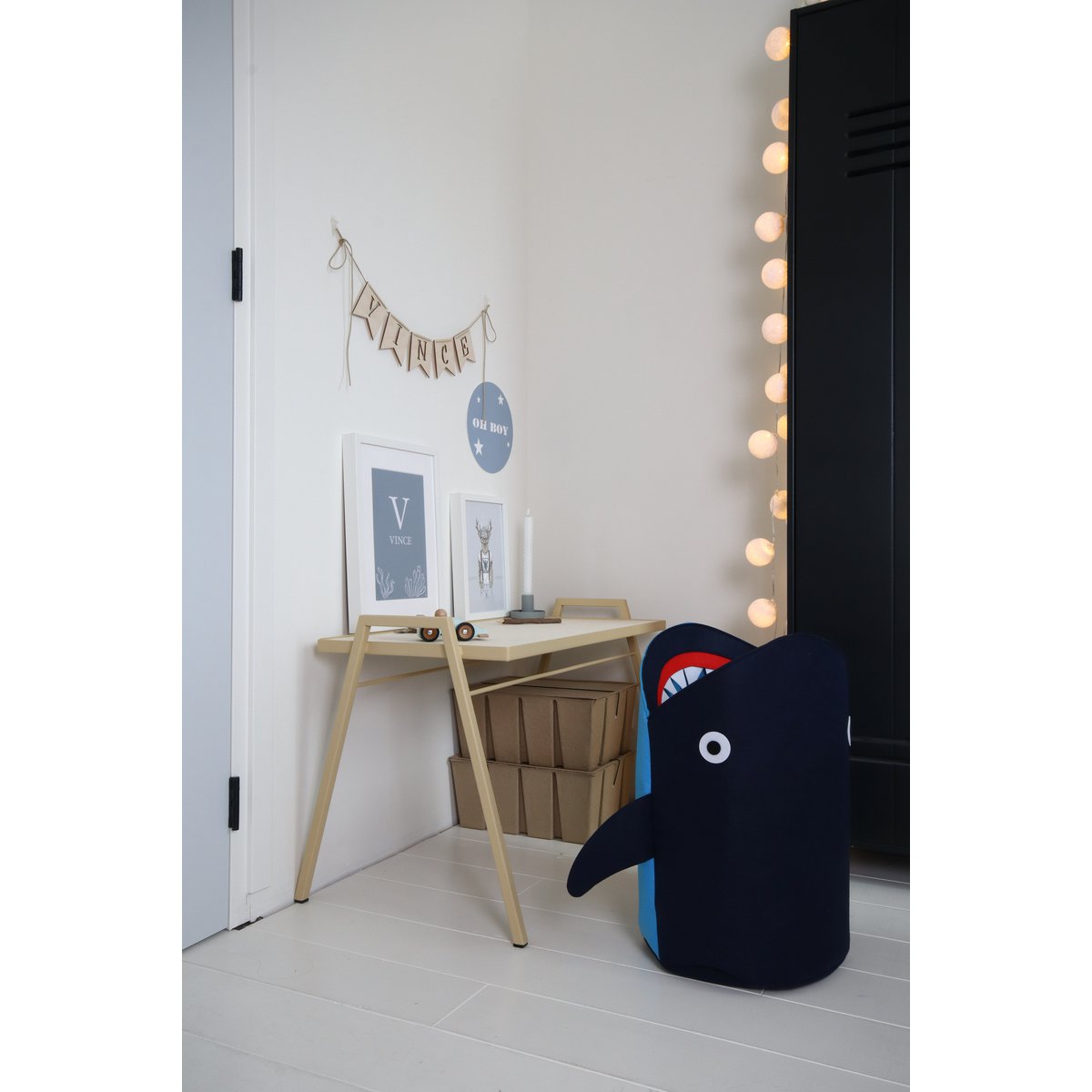 Storage Basket Children's Room - Shark