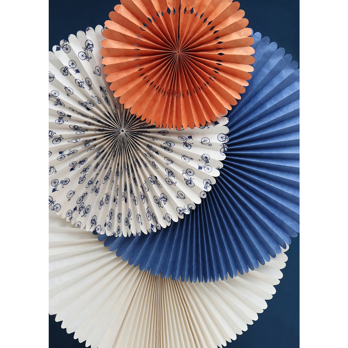 Rosette fietsjes, medium  ø55