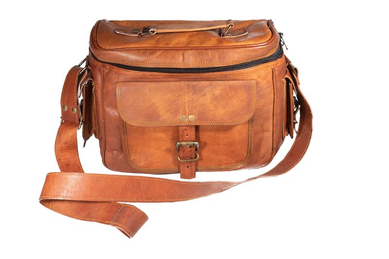 bolso cámara marshall de piel