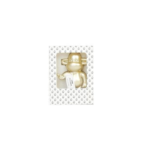 Ornament - Hæng Monkey Figurin 'The Legend' - Polyresin - Gold - 11x7x19cm