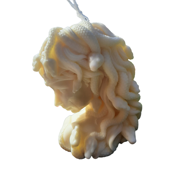 Medusa Profile Candle