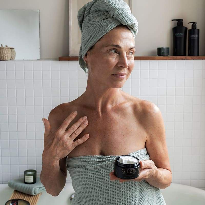 Crème raffermissante cou et décolleté au ginseng