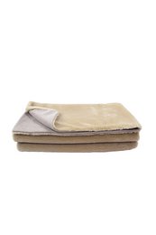 Beige de lana consciente de cuadros