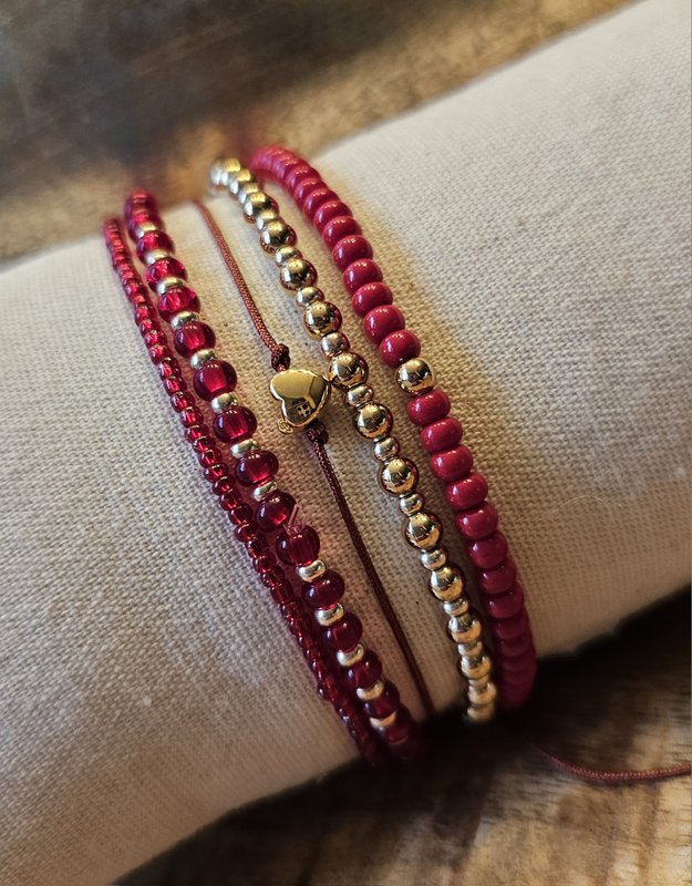 Armbandset Rot