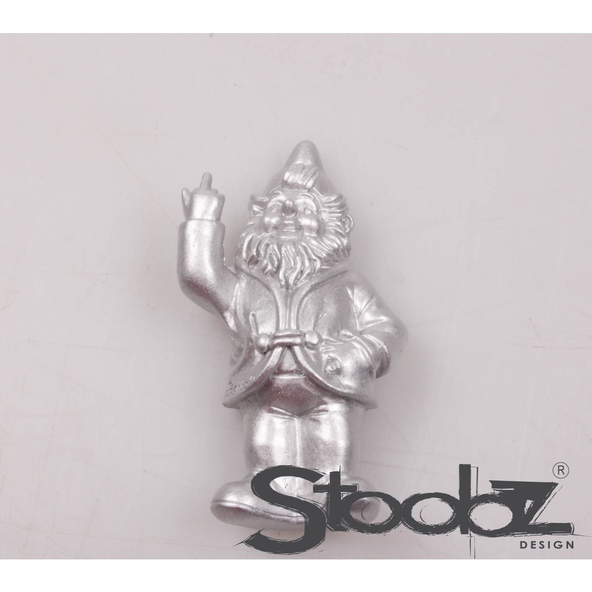 STOOBZ DESIGN F*CK YOU KABOUTER MAGNEET 4 KLR ASS Z/W/G/Z 9 CM