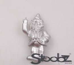 STOOBZ DESIGN F*CK YOU KABOUTER MAGNEET 4 KLR ASS Z/W/G/Z 9 CM
