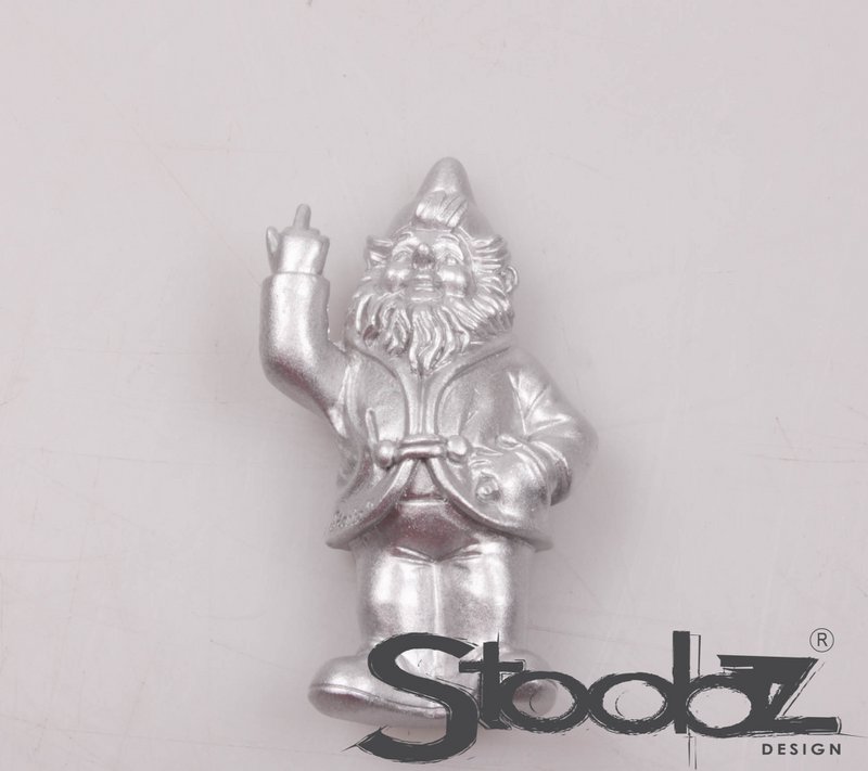 STOOBZ DESIGN F*CK YOU KABOUTER MAGNEET 4 KLR ASS Z/W/G/Z 9 CM