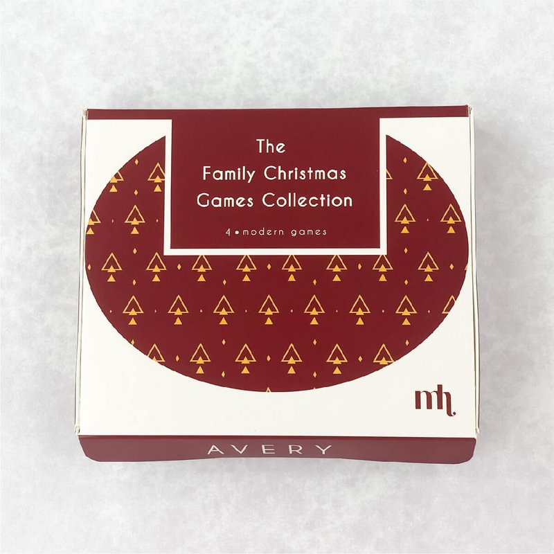 Avery 4-i-1 familiejulespil