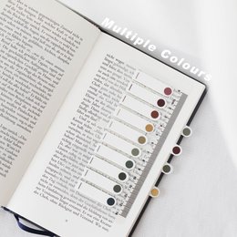 Mystic Autumn | Ordinate Farbverlauf Morandi Sticky Notes | Index Sticky Notes mit Lineal | Seitenmarkierer | Sticky Tabs | Büro Studium Schulplaner | Markierung Sticker