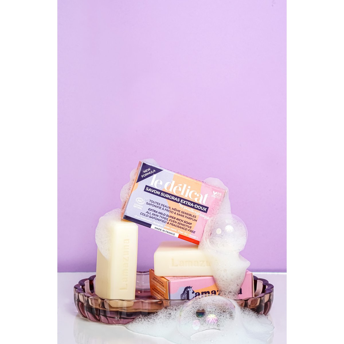 SAF Le delicate soap - COSMOS Natural - hypoallergenic