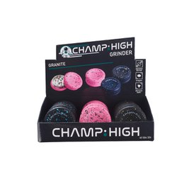 Présentoir 12 moulins à épices granite - Rose et Noir