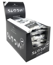 SLOOW Filtros de cigarrillos Bolsa con cierre resellable de 120 piezas Tamaño delgado de 6 mm de diámetro