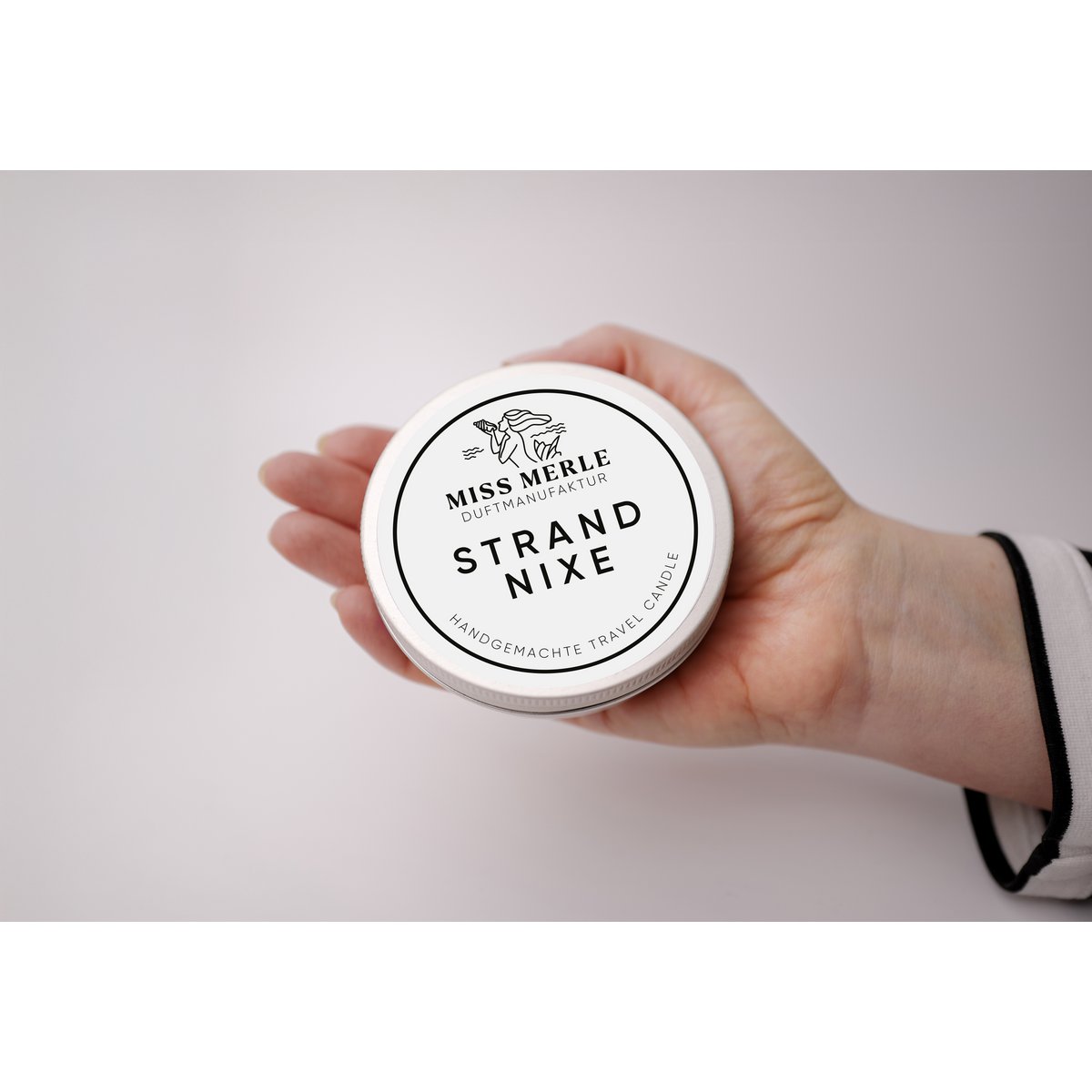Miss Merle Travel Candle - fragrance candle for traveling, 90g