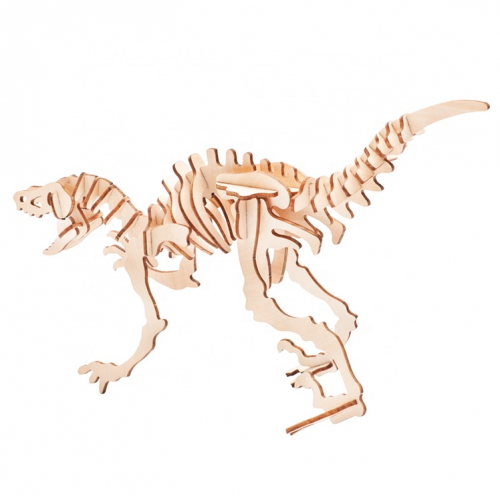 Kit de construction Dino Dinosaure Velociraptor bois