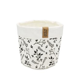 SIZO Washable Paper Bag Flower White with waterproof biodegradable liner