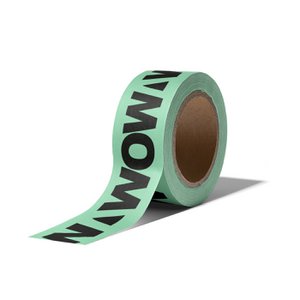 Washitape - 10m - pro 9 - WOW Statement - fresh mint/black
