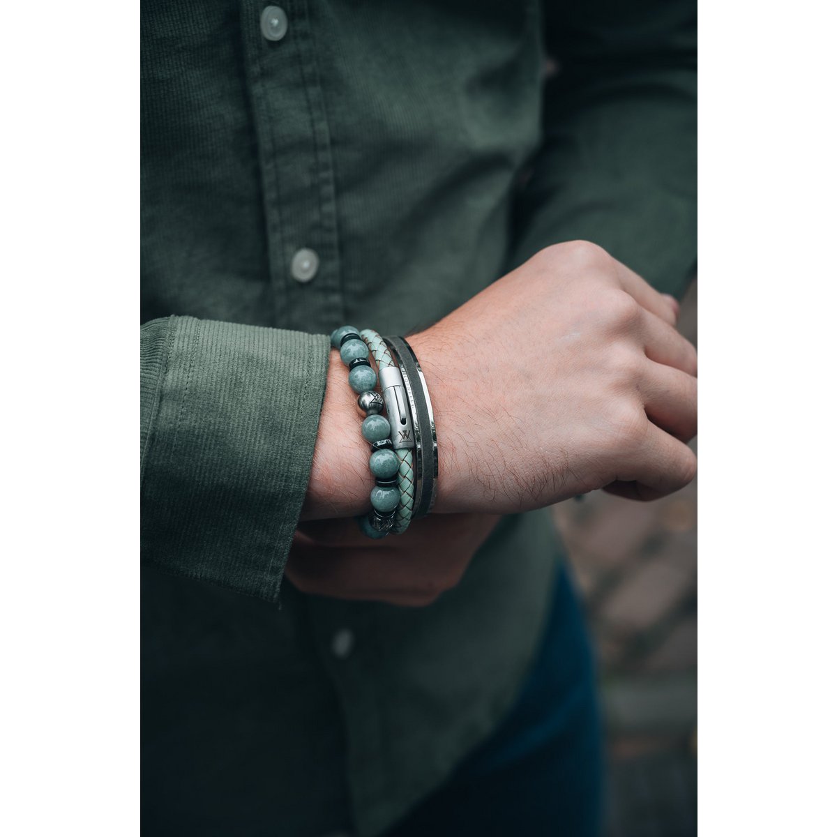 Brazalete de acero 8mm - Colección Gaudí