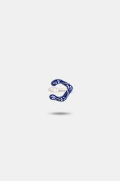 Varia Flower Ring - Pearl - Silver Blue