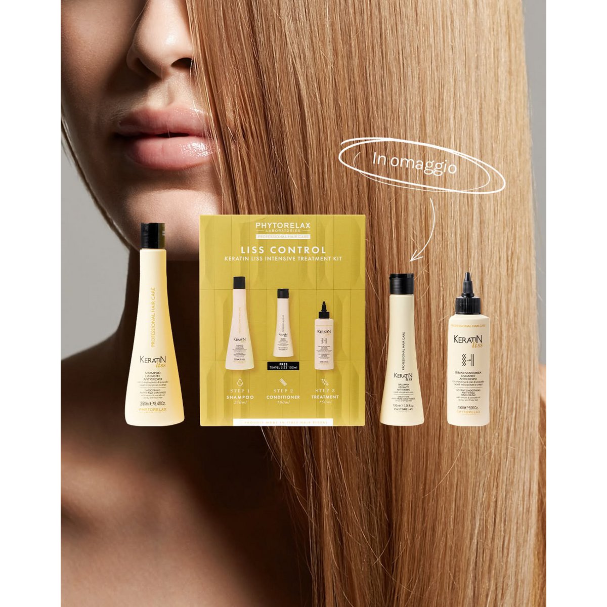 Liss Anti-Frizz Creme til kruset hår - 150ml