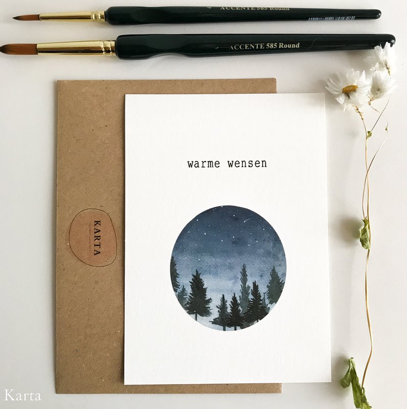Christmas Card - Winter Landscape