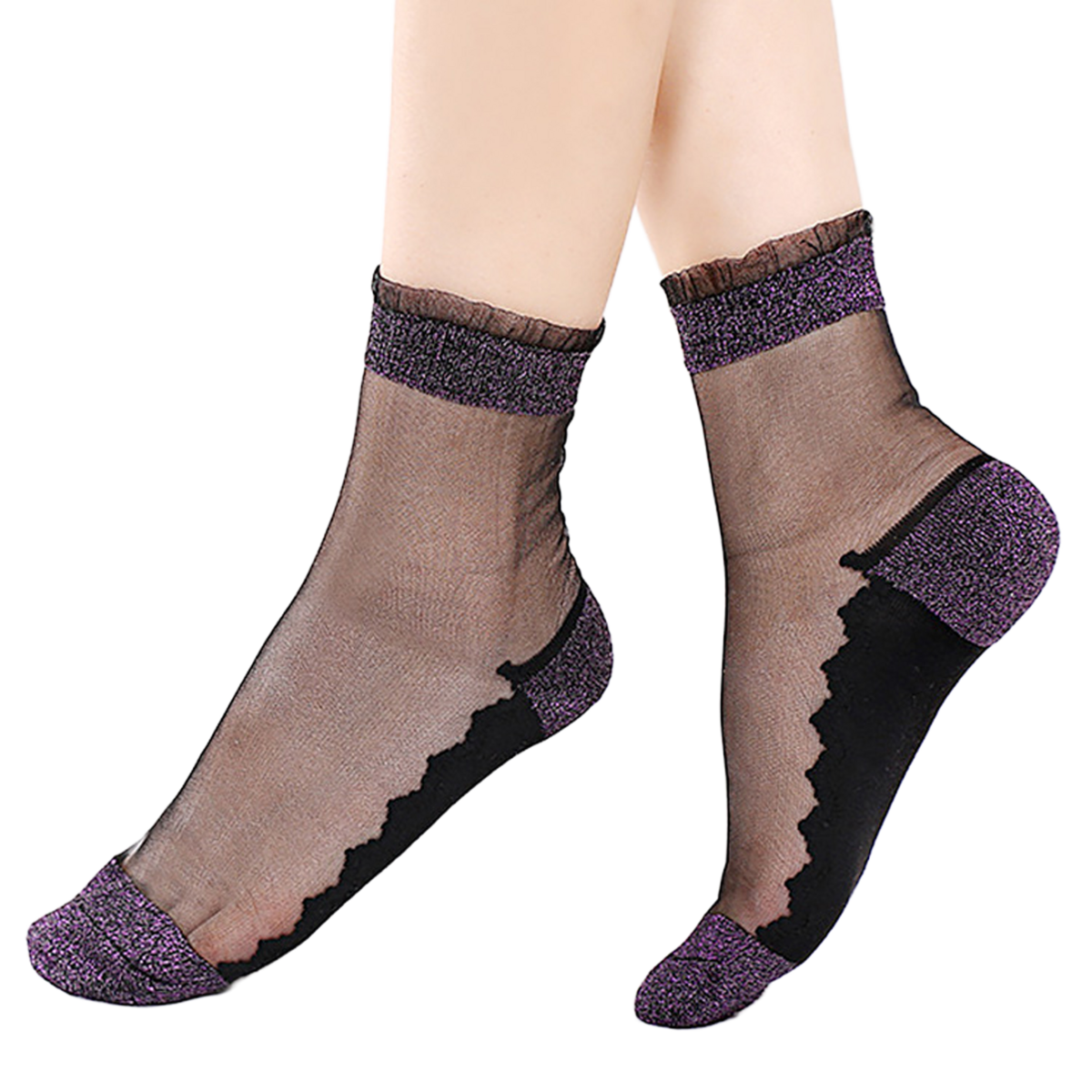 Calcetines de voile y algodón resistente a los BRILLOS - Parma