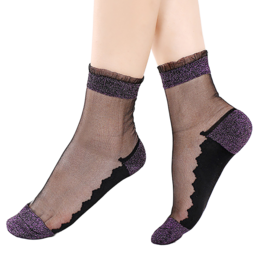 Calcetines de voile y algodón resistente a los BRILLOS - Parma